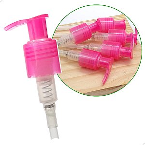 Válvula Pump Bico de Pato PINK rosca 24mm R24/415 (10un) (CH/WK/PK24) Shampoo, Condicionador, Creme