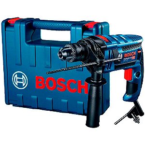 Furadeira de Impacto Velocidade Variável Reversível Maleta 750W Bosch GSB 16 RE