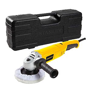 Politriz Lixadeira Angular 5'' 127mm 600W com 6 Velocidades Stanley STGP612K-BR