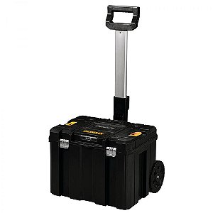 Caixa Organizadora Carrinho Profunda com Rodas - 17'' 55L Dewalt Tstak DWST17820