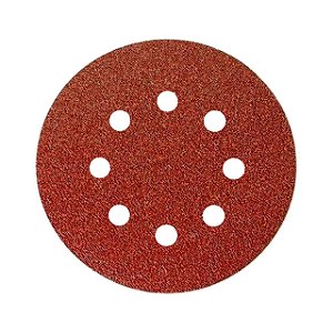 Disco de Lixa Velcro 8 Furos 5'' 125mm Grão 40 Lotus 3310 Unidade - Arcazul  Ferramentas: Ferramentas Elétricas, Máquinas e Acessórios em Curitiba