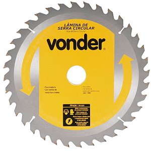 Disco Lâmina de Serra Circular Vídea para Madeira 10 Polegadas 250mm x 30mm x 48 Dentes Vonder