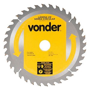 Disco Lâmina de Serra Circular Metal Duro/Vídea 14 Polegadas 350 mm x 30 mm x 36 Dentes Vonder