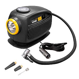 COMPRESSOR AR PORTATIL 120W 12V/127V AIR PLUS C/ ACESSORIOS