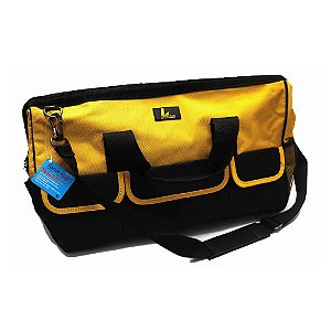 Bolsa para Ferramentas Fechada 19 Compartimentos 52cm x 26cm x 32cm Lona Reforçada Lotus 8634