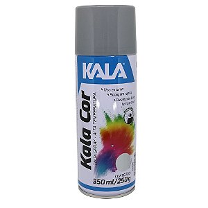 Tinta Spray Alta Temperatura 600ºC 350ml Kala Alumínio