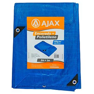 Lona Encerado de Polietileno 150 micras 8m x 5m Ajax Azul