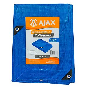 Lona Encerado de Polietileno 150 micras 3m x 2m Ajax Azul