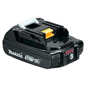 Bateria de Lítio com Indicador de Carga 18V 2Ah Makita BL1820B