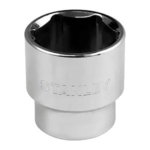 Soquete Sextavado Aço Cr-V Cromado 1/2'' 30mm Stanley 4-88-752