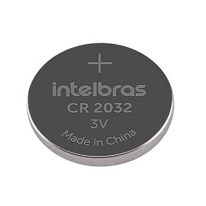 Bateria Botão de Lítio 3V para Alarmes e Relógios Intelbras CR 2032