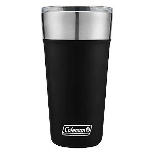 Copo Térmico de Cerveja com Tampa e Abridor Acoplado 600ml Coleman Preto