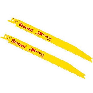 Conjunto de Lâminas de Serra Sabre 9'' 225mm Starrett BT96-2 2 Peças