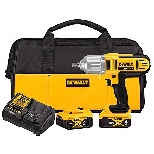 Chave de Impacto 1/2'' 2 Baterias 20V 540Nm Xr Íon-Lítio 4.0Ah e Maleta DeWalt DCF889M2