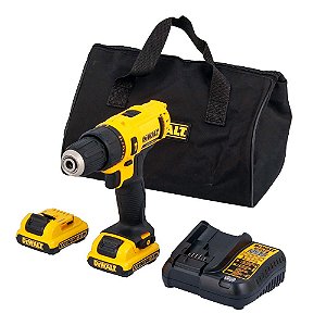 Parafusadeira/Furadeira com Impacto 12V 2 Baterias 2Ah Max Li-Ion com Bolsa Dewalt DCD716D2-BR