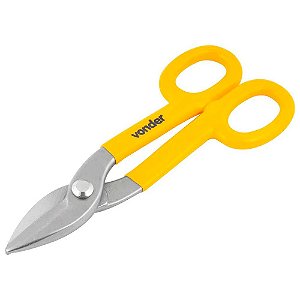 Tesoura para Chapa Corte Reto Americana 8'' Corte até 0,6mm Vonder