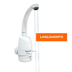 Torneira Elétrica de Parede Luna 4 Temperaturas 5500W 220V Zagonel Branca