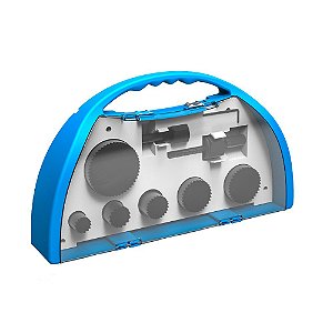 Kit de Serra Copo Aço Carbono com 8 Peças Gamma G19563AC