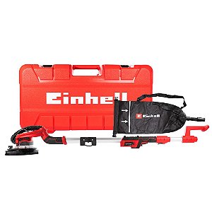 Lixadeira de Parede e Teto Articulada à Bateria 18V 225mm com Maleta e Kit Einhell TE-DW 18/225 Li Solo