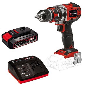 Kit Parafusadeira/Furadeira de Impacto 18V 60Nm Brushless + 1 Bateria 2.5Ah + Carregador Bivolt Einhell