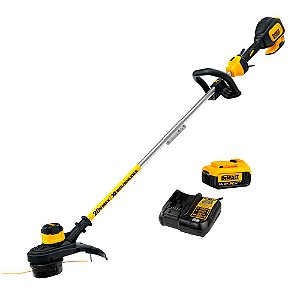 Kit Aparador de Grama 20V Brushless 1 Bateria Max Xr 20V 4Ah Carregador Bivolt Dewalt