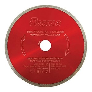Disco de Corte Diamantado Profissional Best Quality 200mm Zapp 200/1250 Cortag 61620