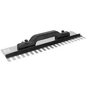 Desempenadeira de Aço Dentada Com Regulagem 27cm x 11,5cm