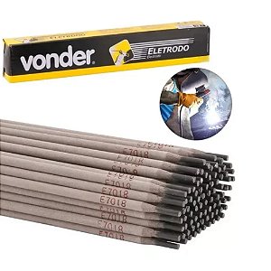 Eletrodo Revestido Aço Carbono E7018 2,50mm Vonder 1KG