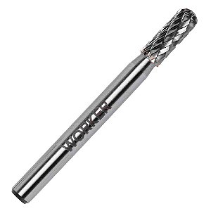 Lima Rotativa Cilindrica com Topo Esférico Quebra Cavaco 6mm Worker