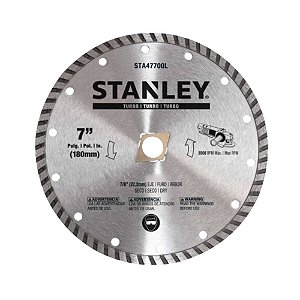 Disco Diamantado Turbo 7'' 180mm para Esmerilhadeira Stanley STA47700L