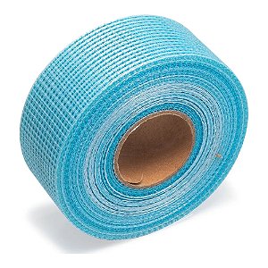 Fita Telada Auto Adesiva Drywall Gesso 48mm x 45 Metros Azul Lotus 1872