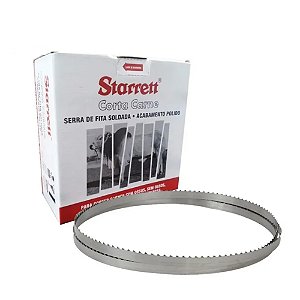 Caixa com 5 Lâminas de Serra Fita Aço Carbono para Carne 1,78m x 16mm x 0,46mm 6 dentes Skip Meatkutter Premium Starrett