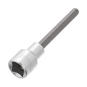 Soquete Allen Longo 7mm Hexagonal 1/2" Stanley 4-89-202