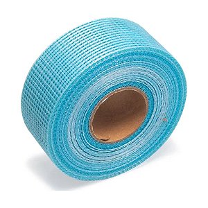 Fita Telada Auto Adesiva Drywall Gesso 48mm x 100 Metros Azul Drytape Ancora