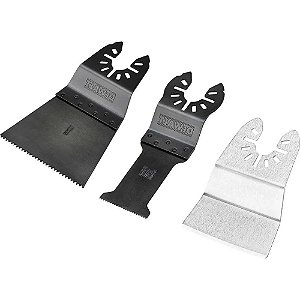 Kit de Lâminas para Multi Ferramenta Oscilante 3 Peças Dewalt DWA4231