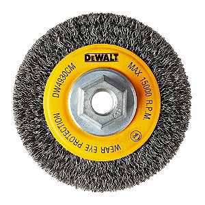 Escova de Aço para Esmerilhadeira 4'' x M14 Dewalt DW4930CM