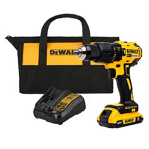 Parafusadeira/Furadeira de Impacto Brushless com 1 Bateria 2Ah 20V Max* 65Nm Bolsa Dewalt DCD7781D1BR