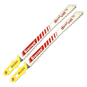 Lâmina de Serra Tico-Tico 75mm Bi-Metal para Madeira 2 Peças Starrett BU3DC-2