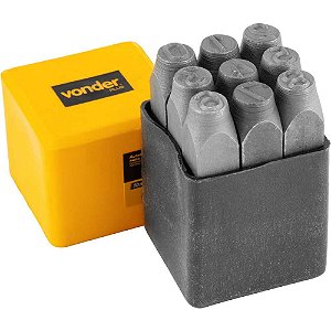 Algarismo de Aço para Gravação 10mm Vonder Plus