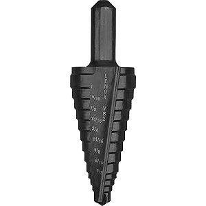 Broca Escalonada Aço Rápido 1/2'' a 1'' Lenox