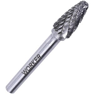 Lima Rotativa Arvore Arrendondada Quebra Cavaco 6mm Worker