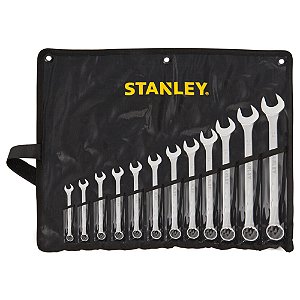 Jogo de Chaves Combinadas 12 Peças 6 a 22mm Stanley STMT80932-840