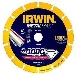 Disco de Corte Diamantado para Metal 7" 180mm Irwin MetalMax 1998846