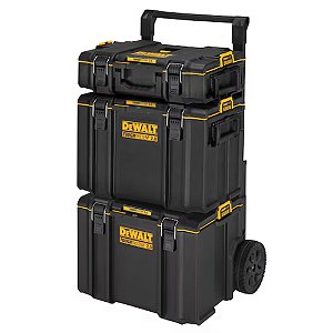 Caixa Organizadora de Ferramentas com Rodas 3 Peças Toughsystem 2.0 DeWalt DWST60436