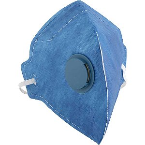 Máscara Respirador Dobrável com Válvula PFF1 Vonder