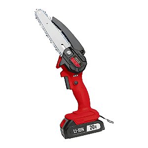 Mini Motosserra 6'' 20V 2 Baterias Carregador Bivolt e Maleta Lotus 1774