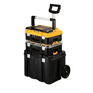 Caixa de Ferramentas Modulares Móvel com Rodas 3 Peças Tstak Dewalt DWST60404
