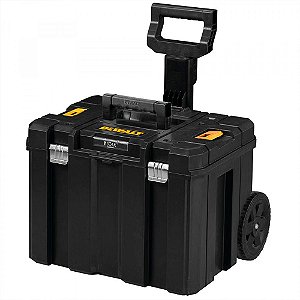Caixa Organizadora Carrinho Profunda com Rodas - 17'' 55L Dewalt Tstak DWST17820