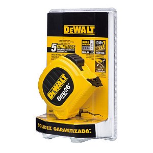 Trena Manual Duo 8 Metros x 25mm Dewalt DWHT34193L