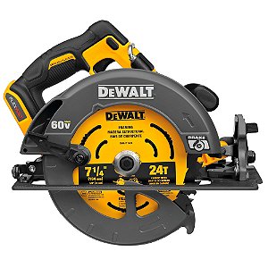 Serra Circular 7.1/4'' 184mm à Bateria 60V Max Flexvolt Bushless Dewalt DCS578B (Sem Bateria e Sem Carregador)